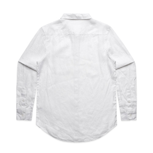 WHITE - BACK wo's-linen-shirt-white-back